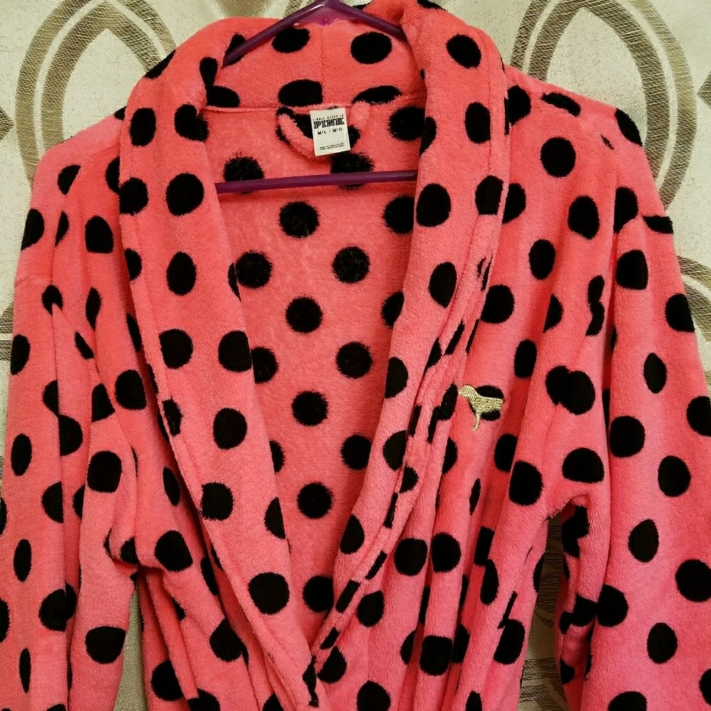 Pink Victoria Secret Bath Robe